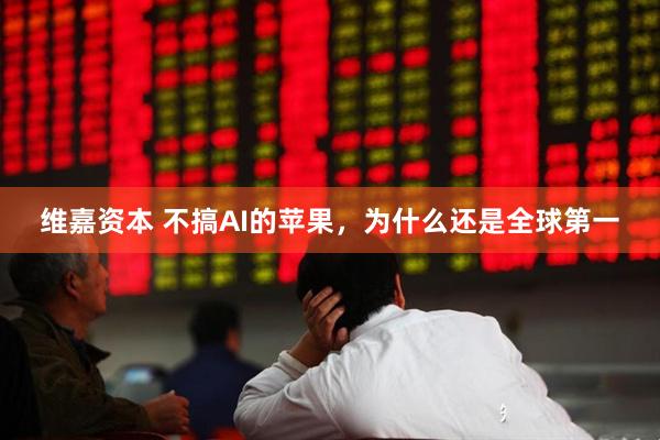 维嘉资本 不搞AI的苹果，为什么还是全球第一