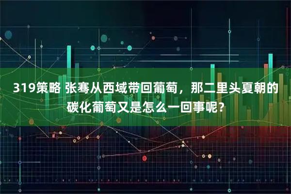 319策略 张骞从西域带回葡萄，那二里头夏朝的碳化葡萄又是怎么一回事呢？